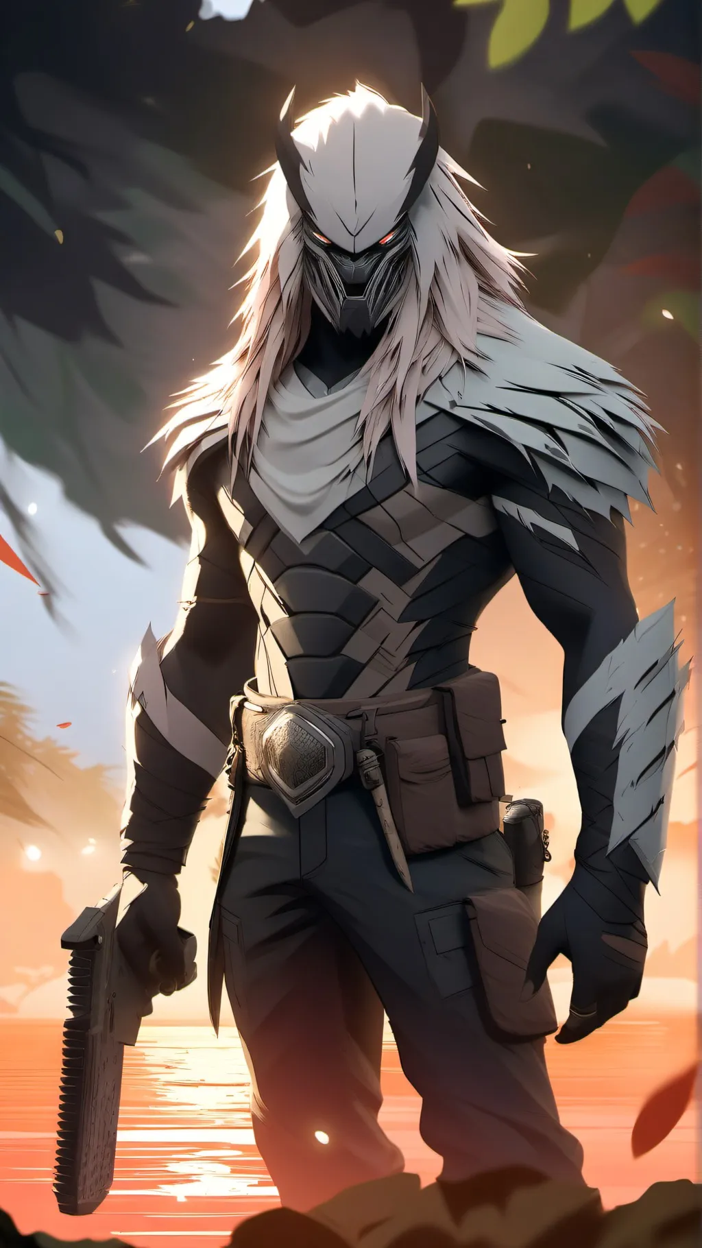 ai character: A predator  background