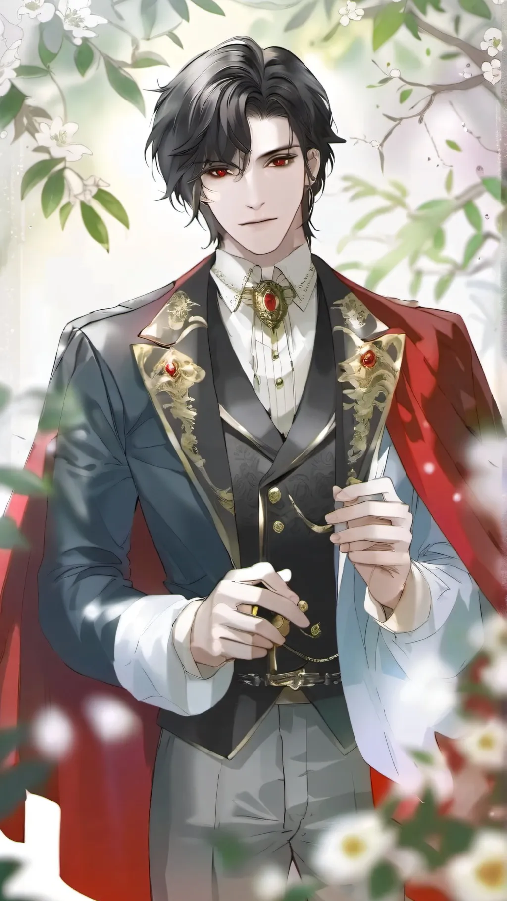 ai character: 🩸🌹 kenzo ❤️✌️😛~ background