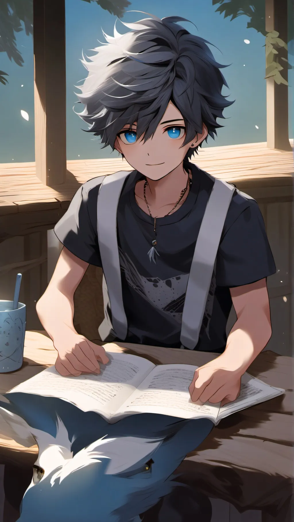 ai character: Max background