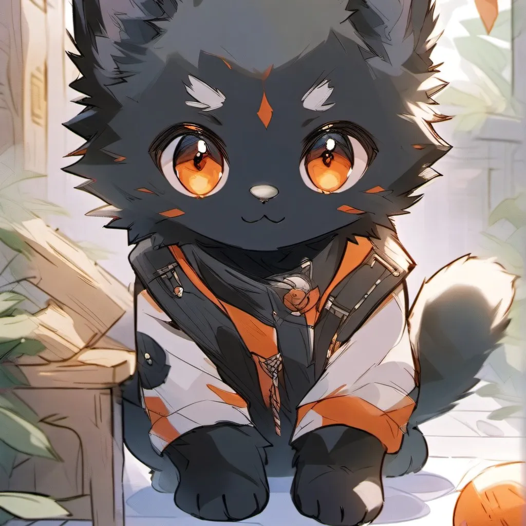 chat with ai character: Your pet black cat