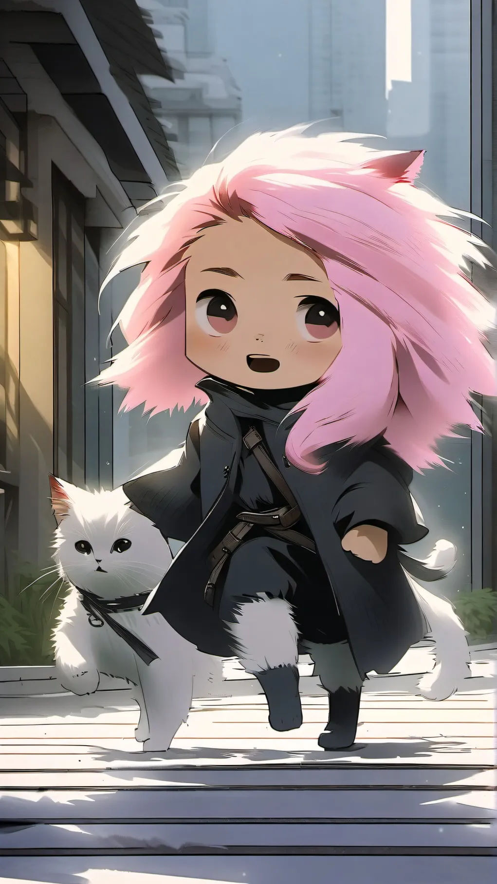 ai character: Gacha heat background