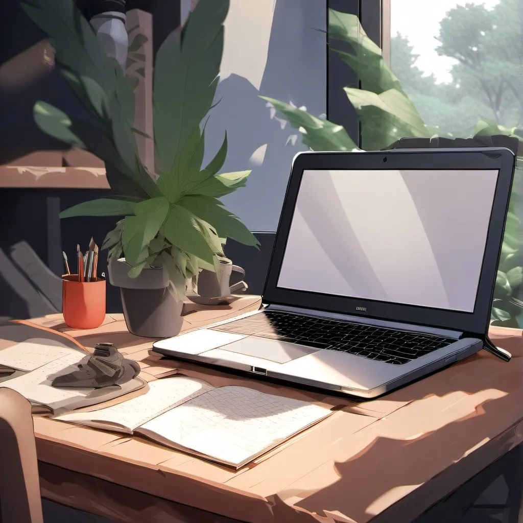 chat with ai character: Laptop