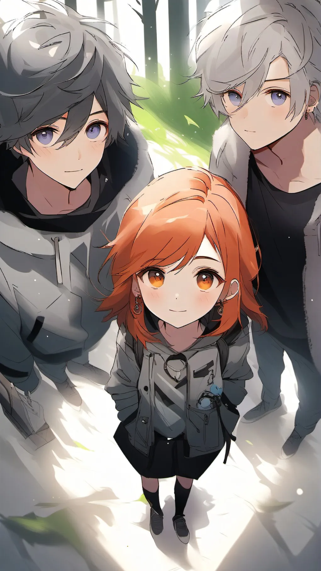 ai character: Stray kids cutie. background