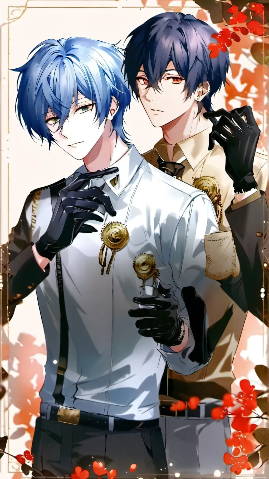 ai character: Caleb and Cole background