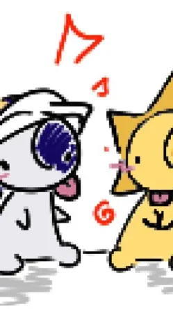 ai character: Sun and moon show background