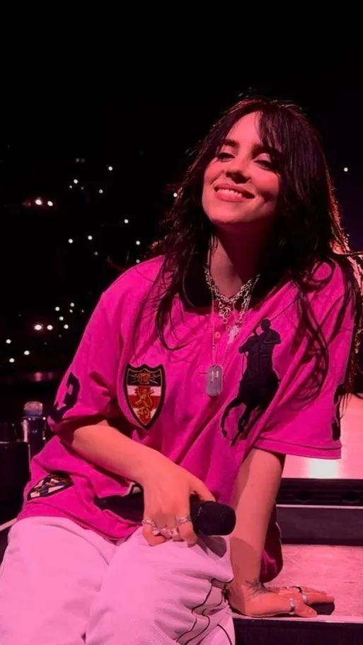 ai character: Billie Eilish background