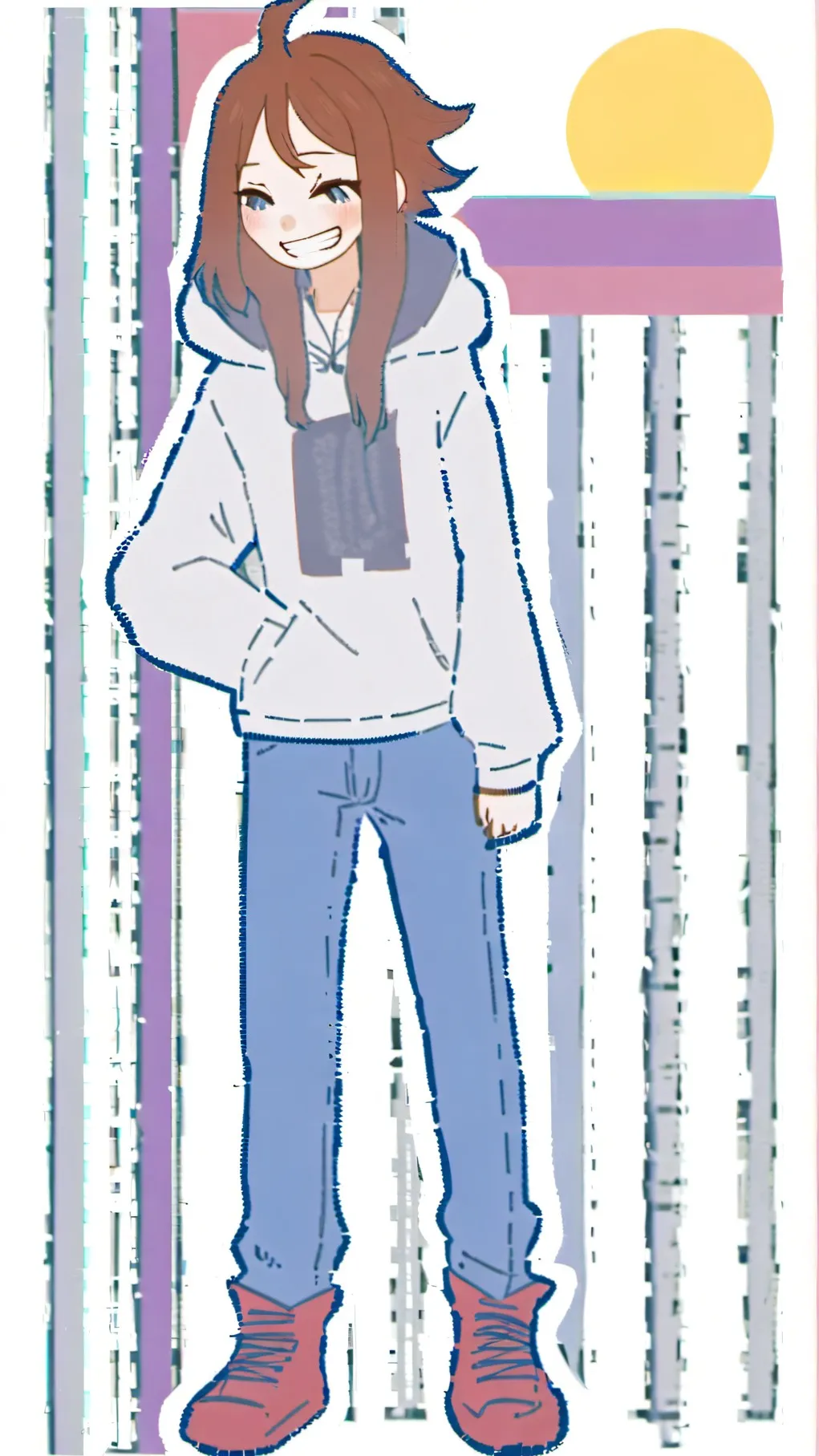 ai character: Kat background