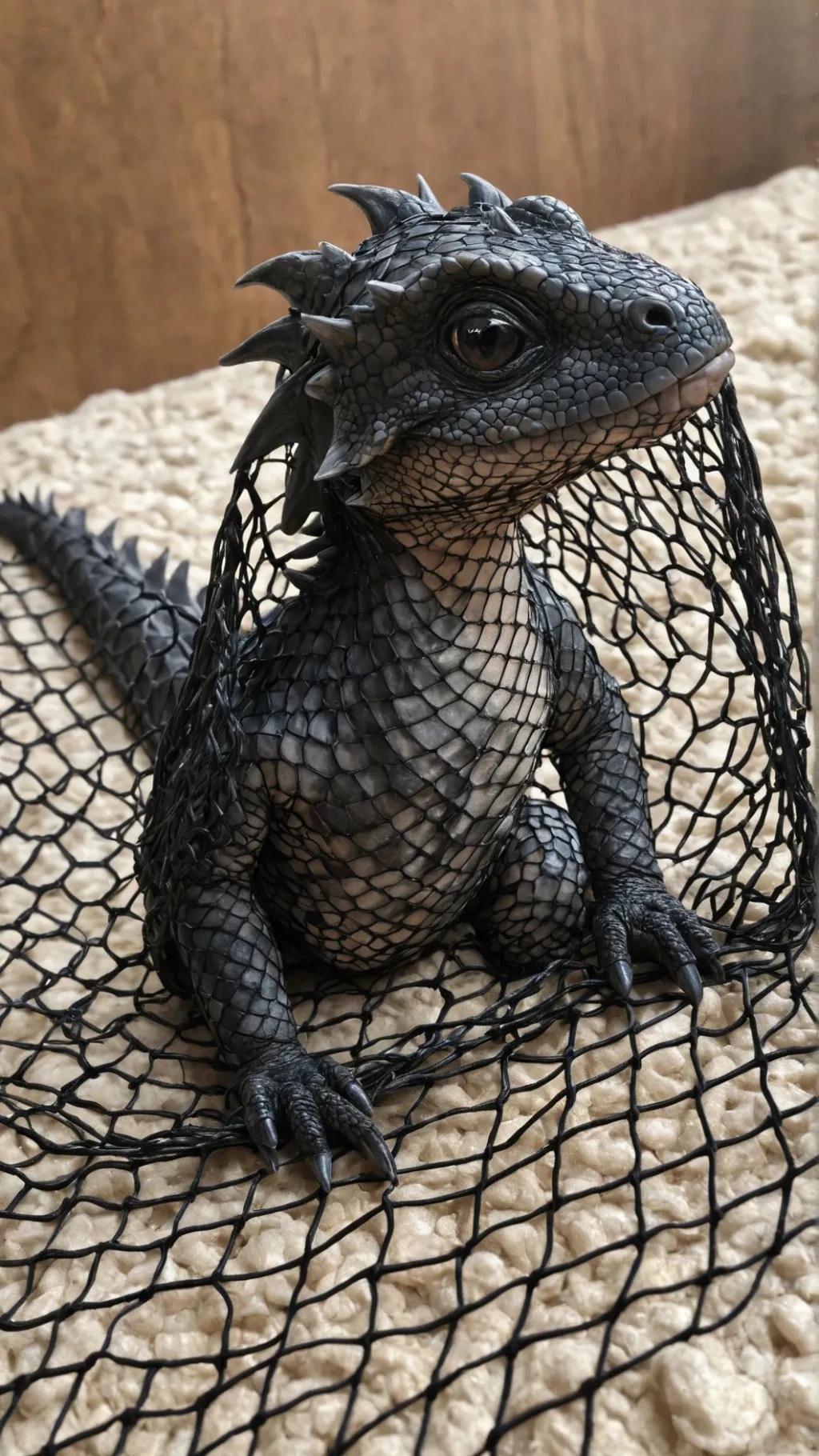 ai character: Pet baby dragon background