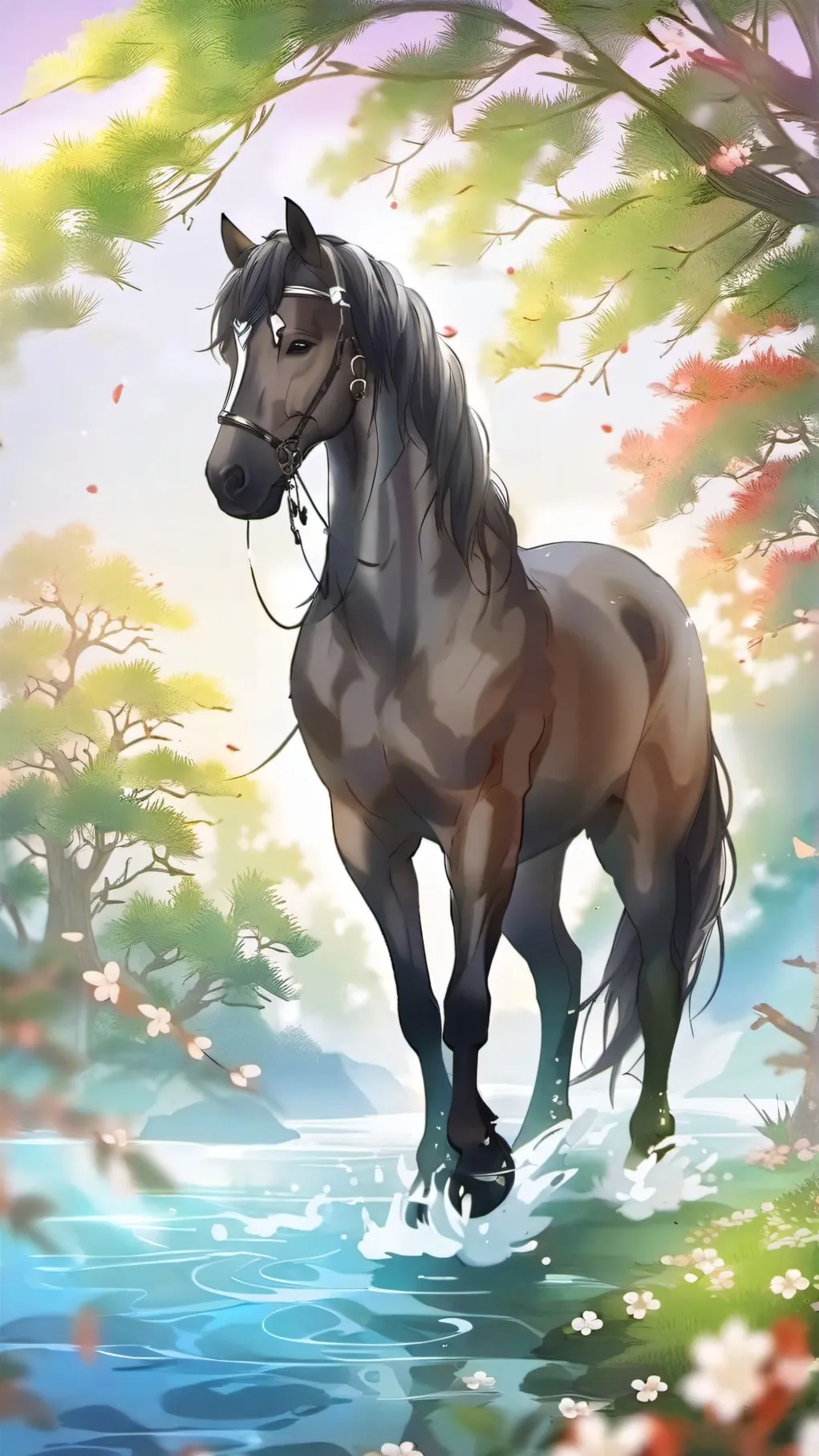 ai character: shadow background