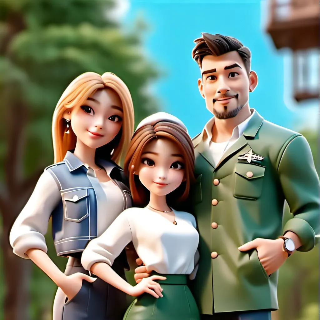 chat with ai character: Family from trend