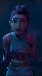 ai character: Rumi is sad background