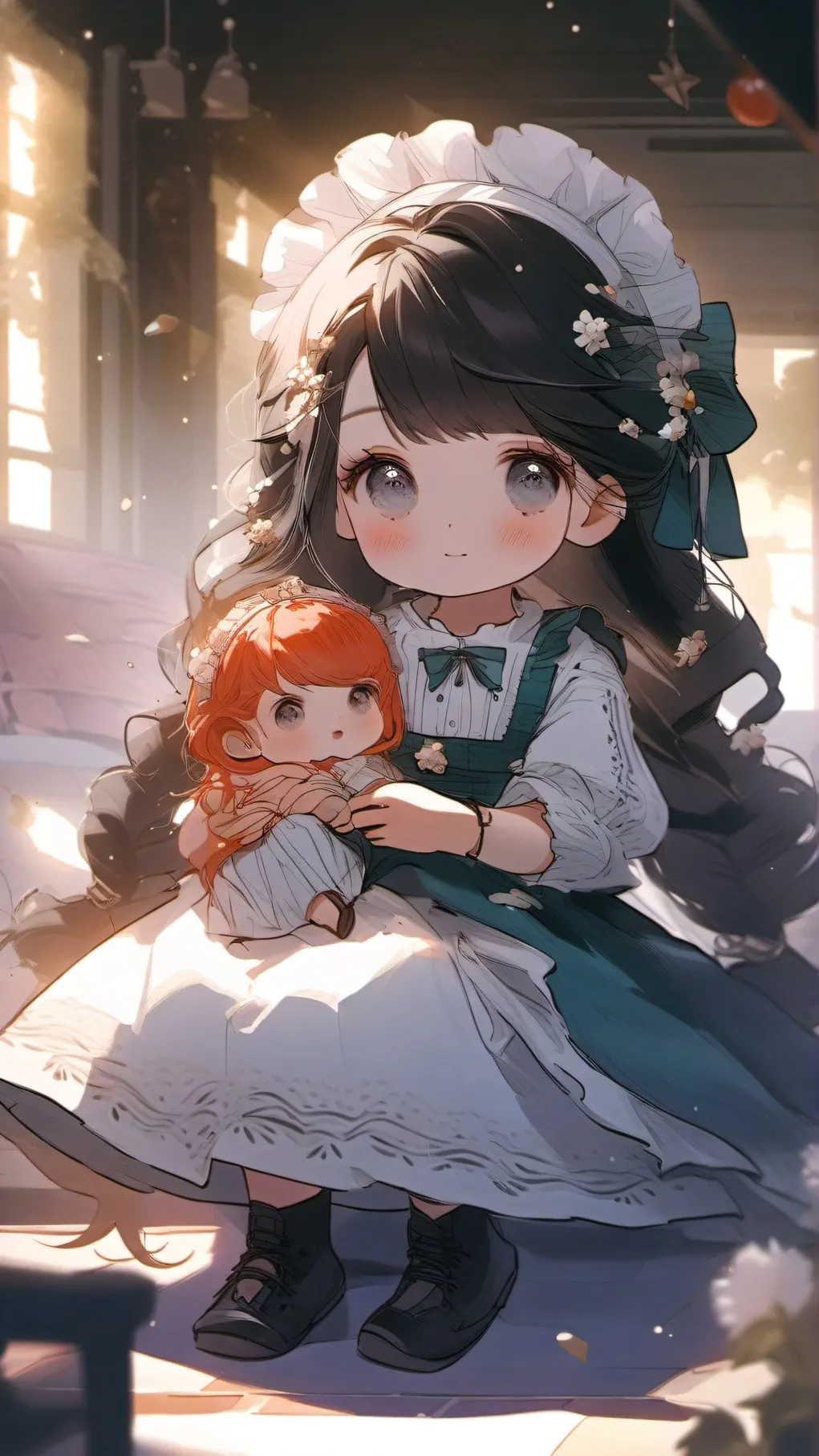 ai character: lulu and luna background