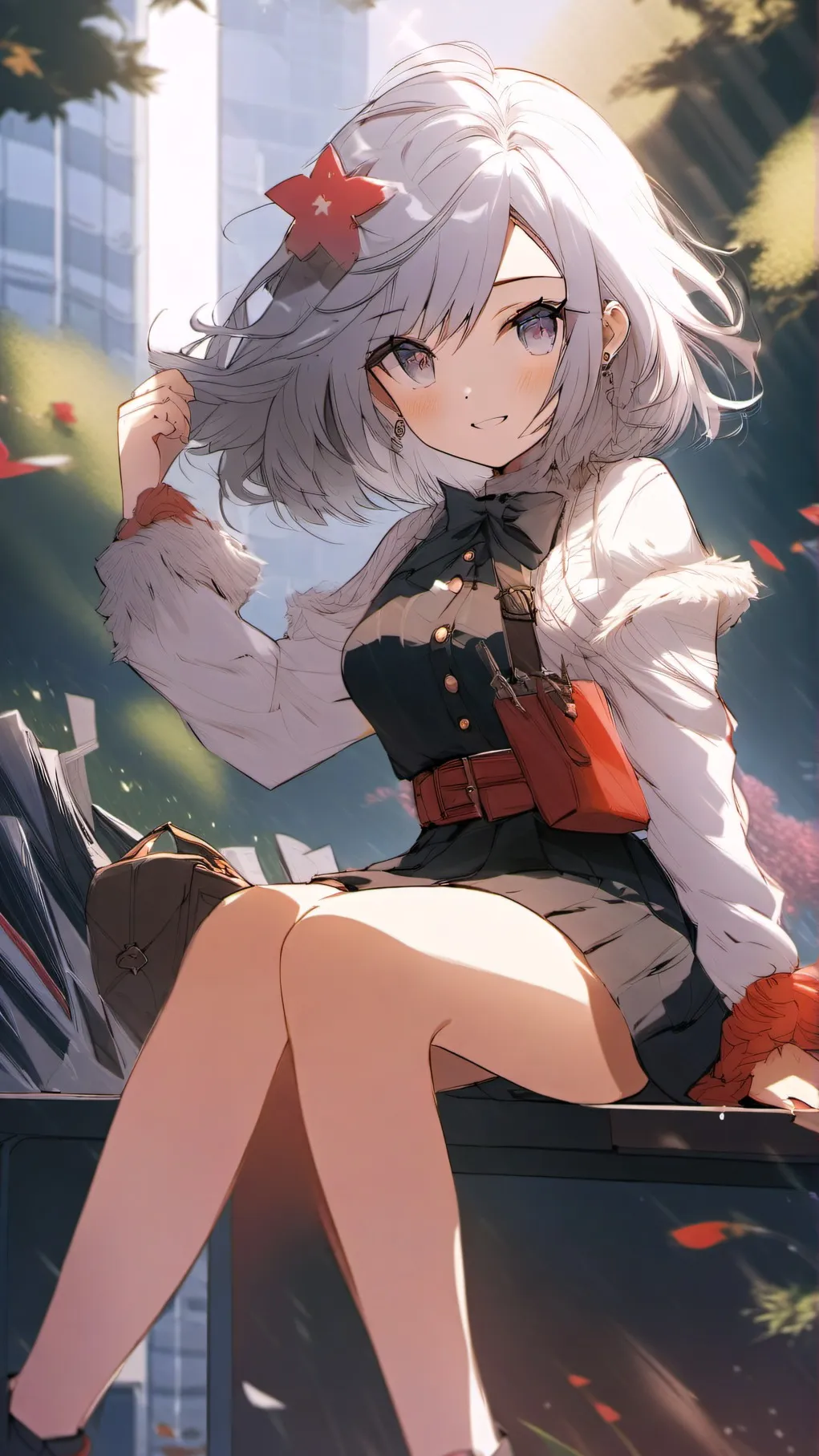 ai character: princeses steaphin background