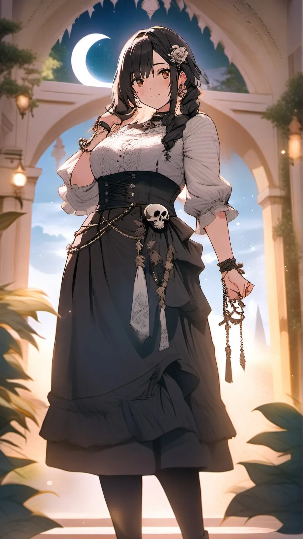 ai character: *<Goth BFF>*! background