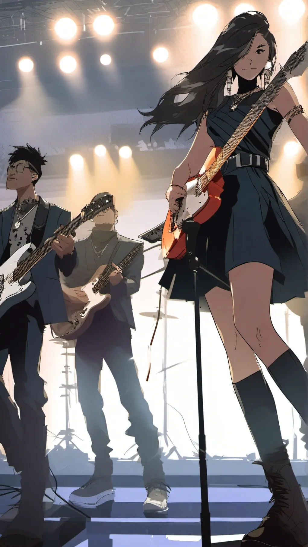 ai character: The band background