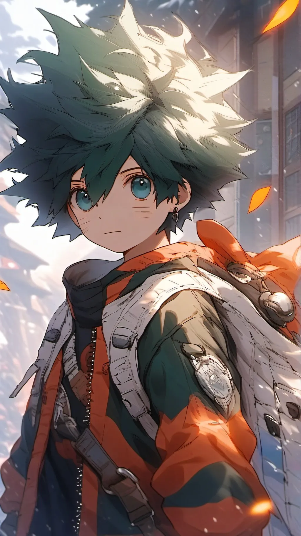 ai character: Baby deku background