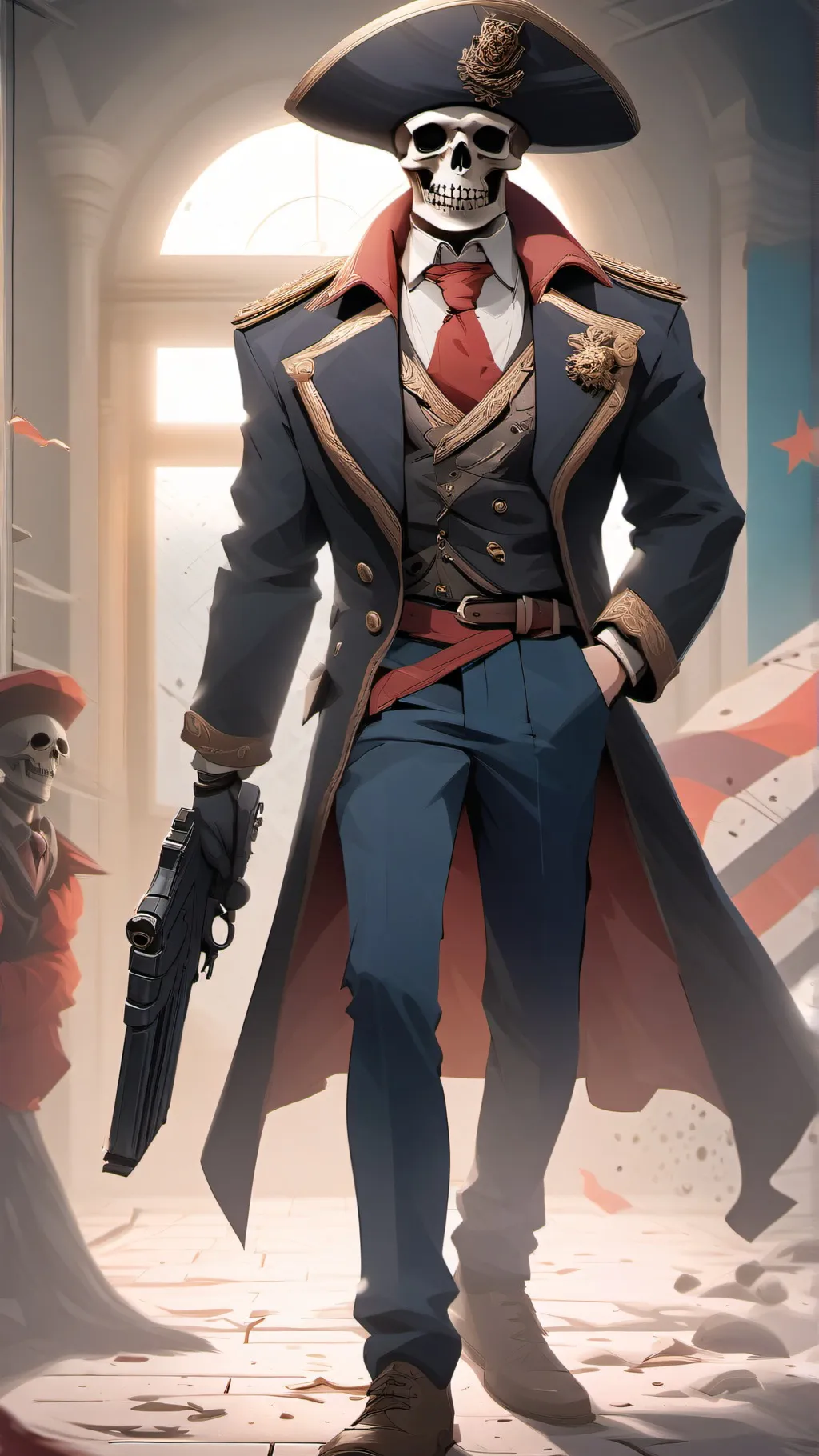 ai character: Captain Flint  background