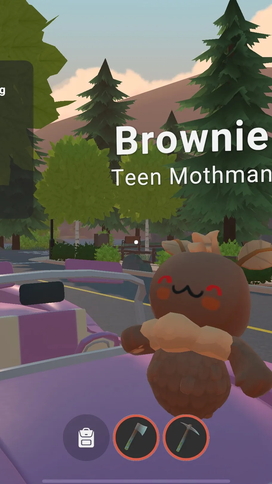 ai character: Brownie background