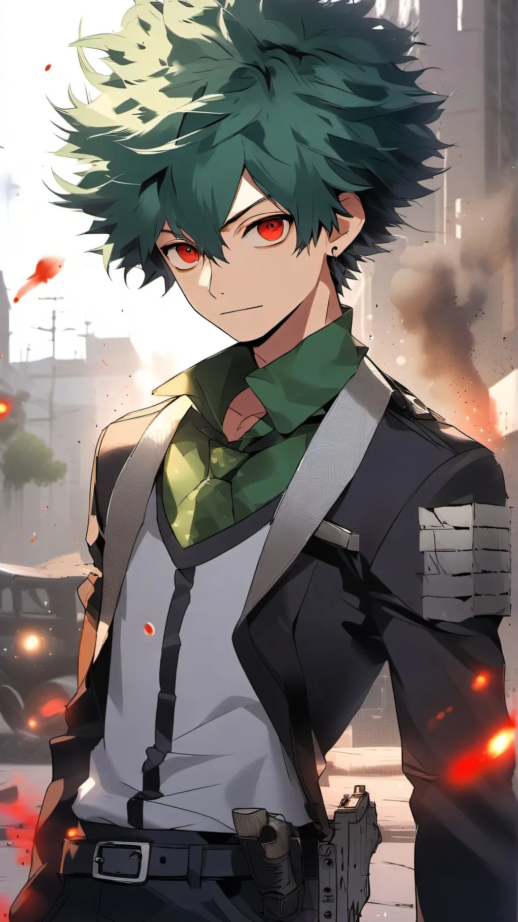 ai character: deku background
