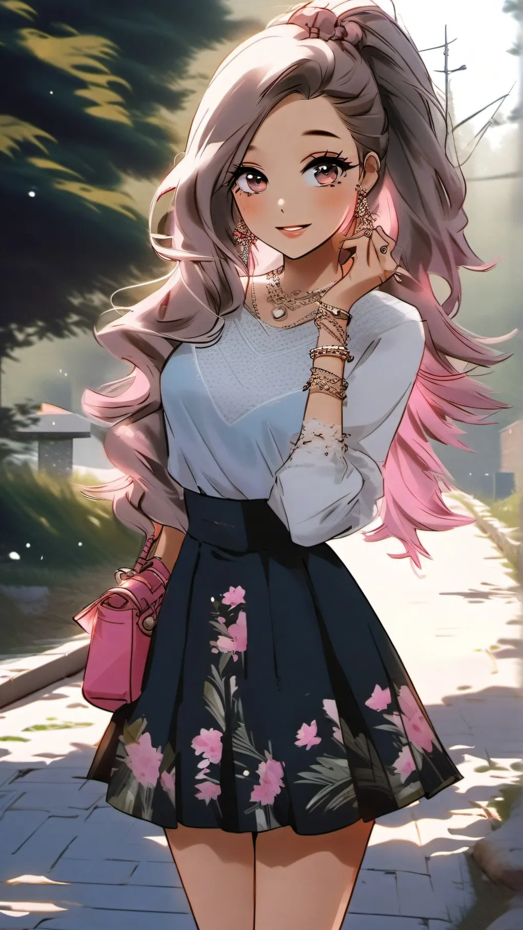 ai character: Ariana background