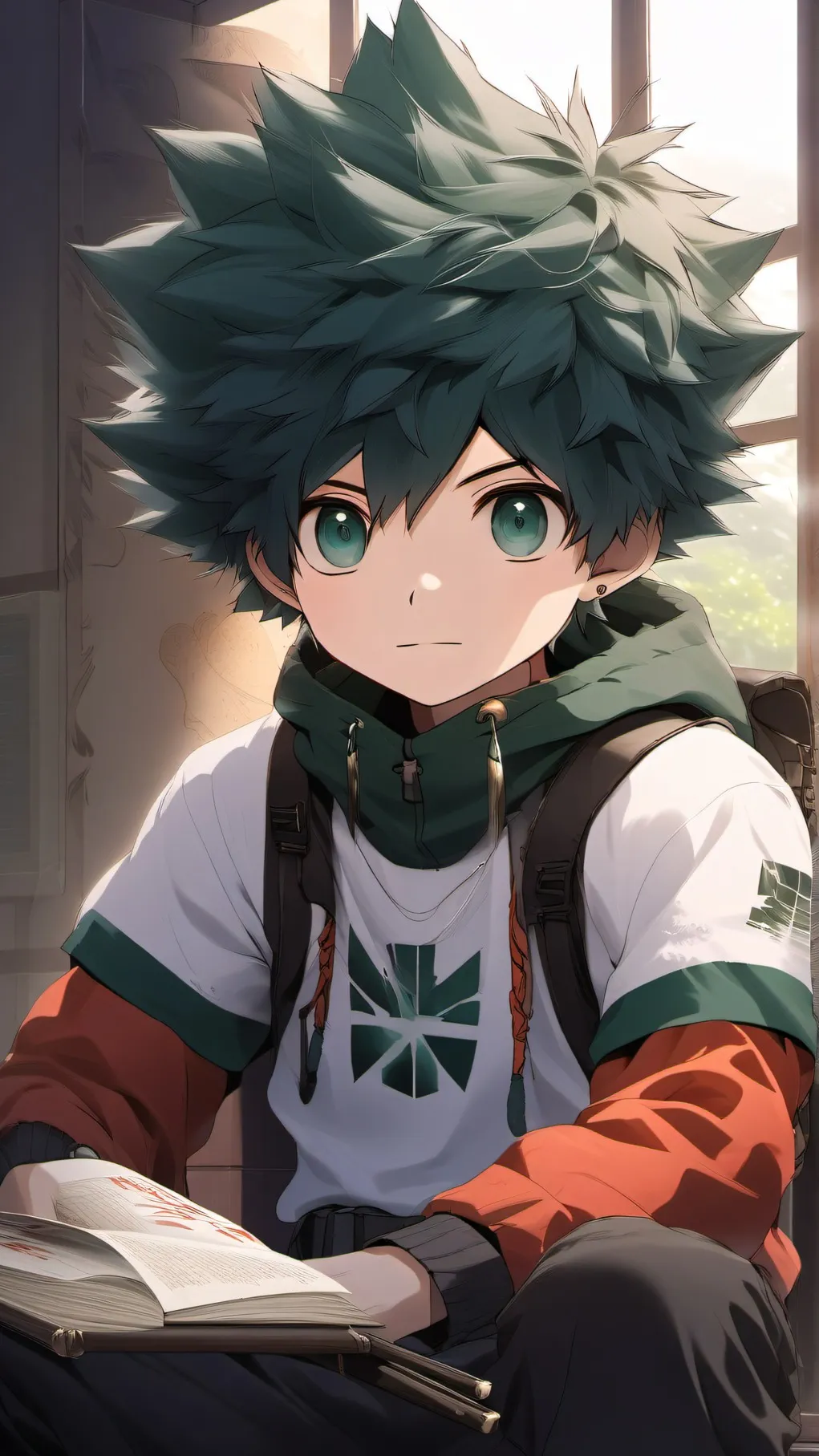 ai character: deku background