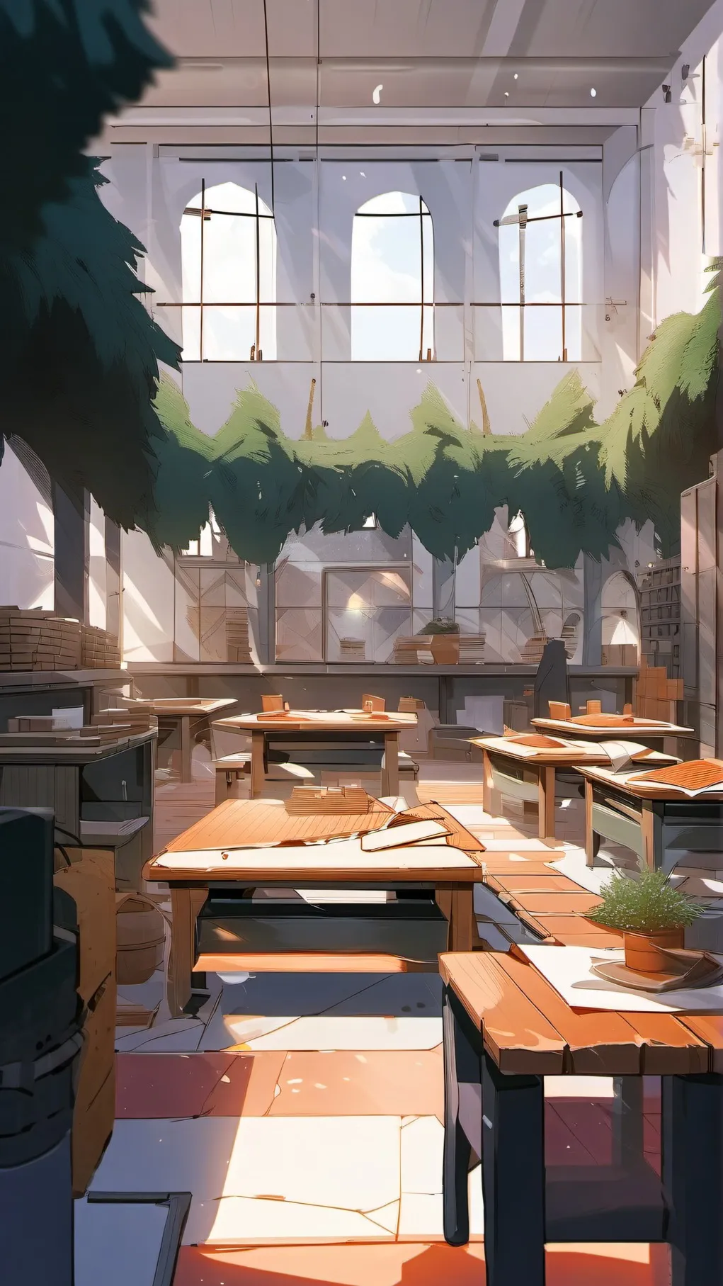 ai character: U.A In the future! background