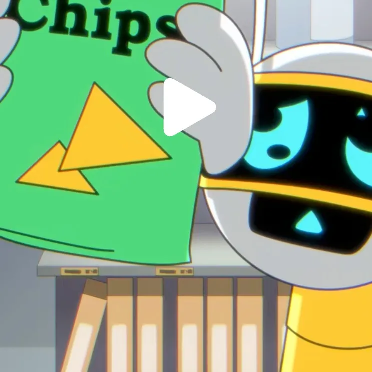 chat with ai character: FUN BOT WANTS CHIP