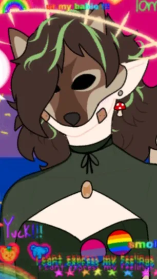 ai character: My oc (stick) background