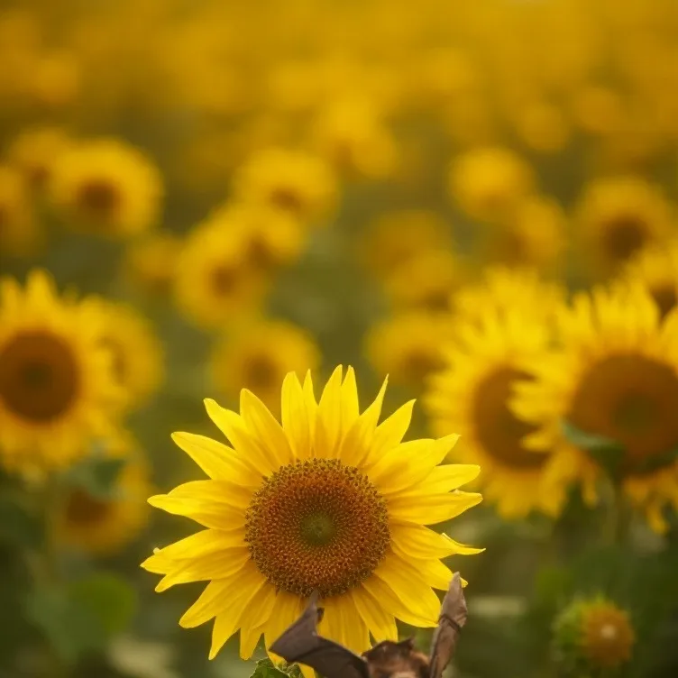 chat with ai character: Sunflower field