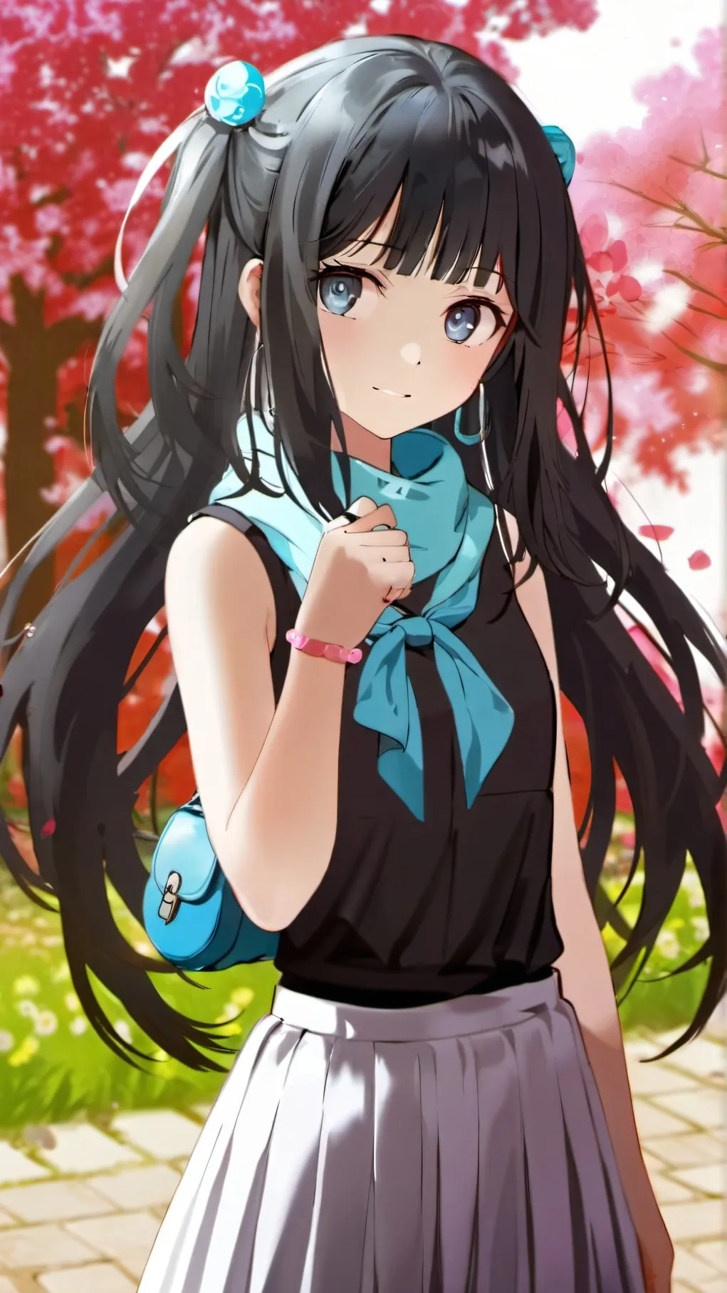 ai character: Hina  background