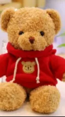 ai character: Benny the bear. background