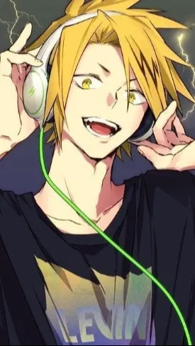 ai character: Denki⚡💛🖤 background