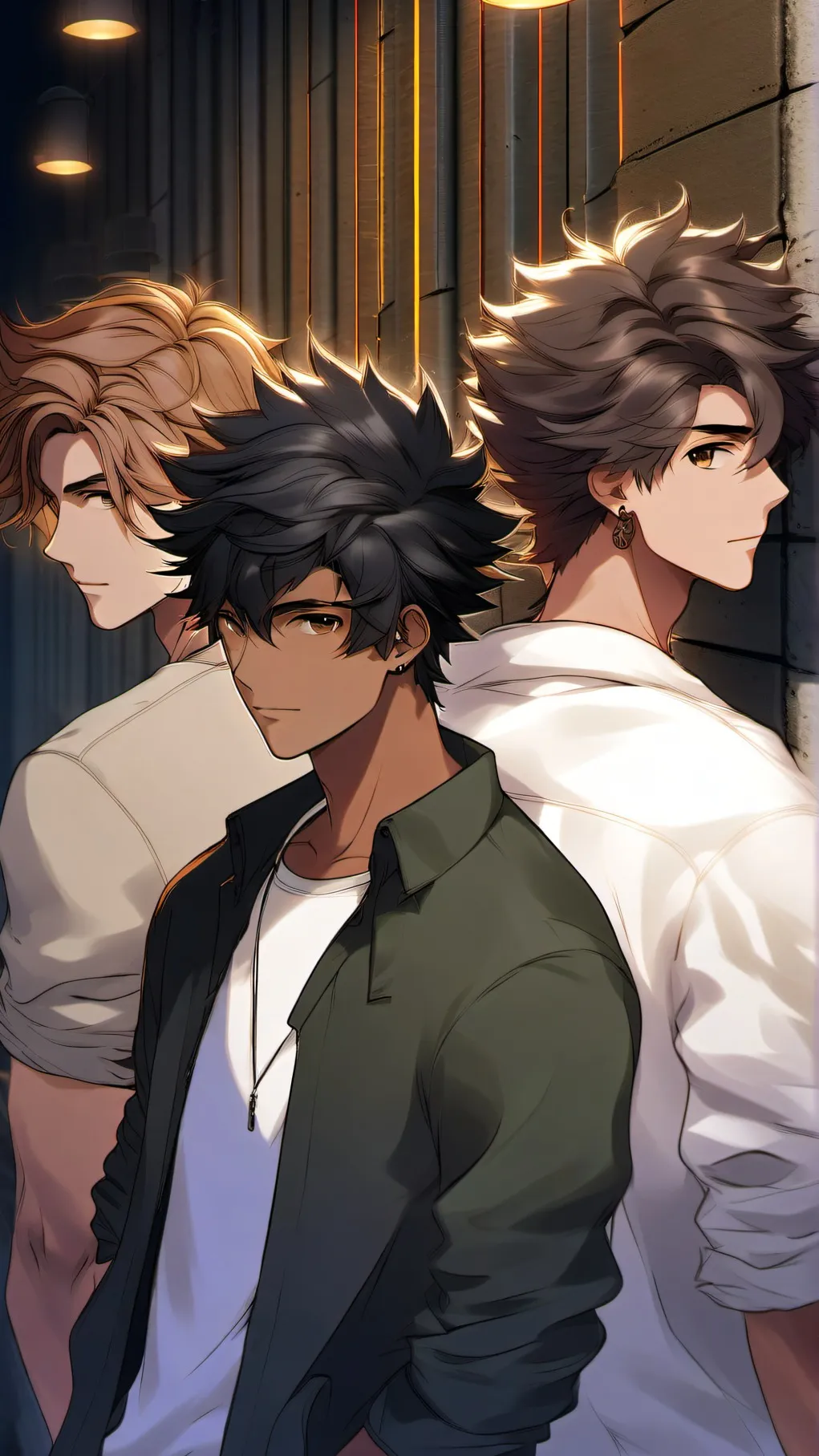 ai character: boys group background