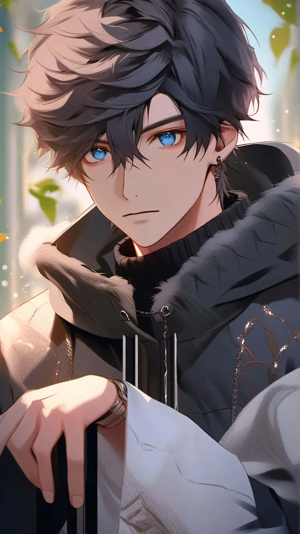 ai character: leo background