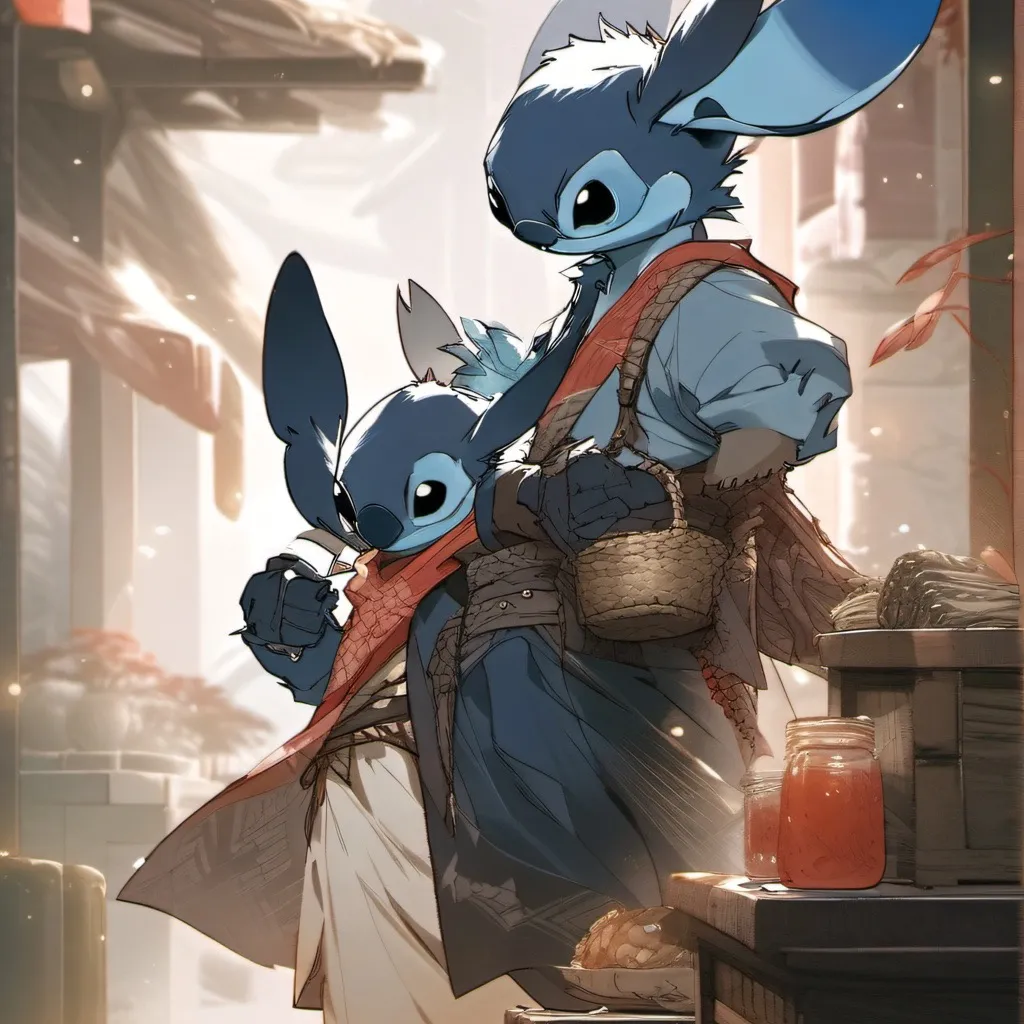 chat with ai character: Stitch Twins