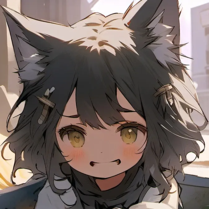 chat with ai character: poor catgirl