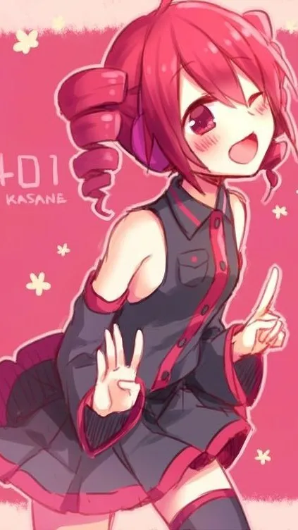 ai character: Kasane Teto background