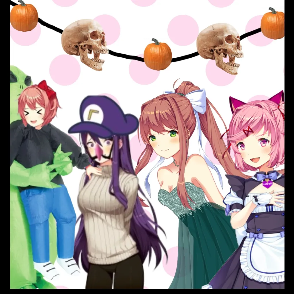 chat with ai character: DDLC (Halloween