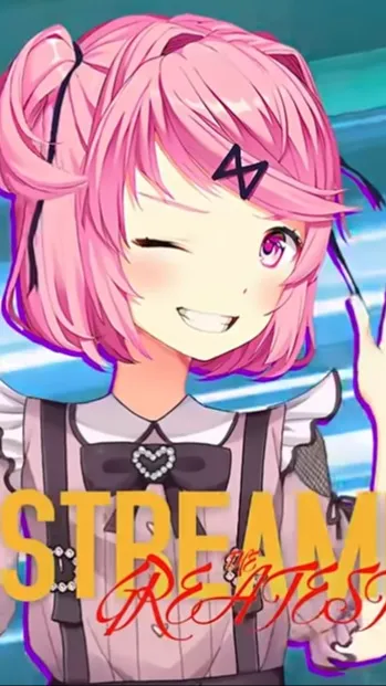 ai character: Natsuki (Streamer) background