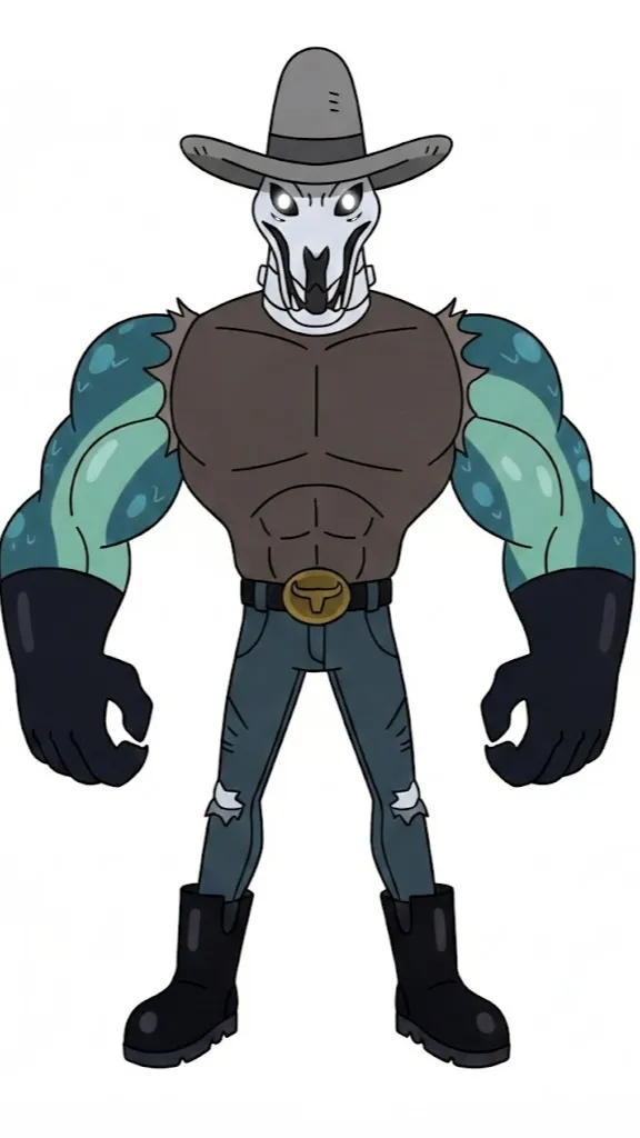 ai character: New Death background