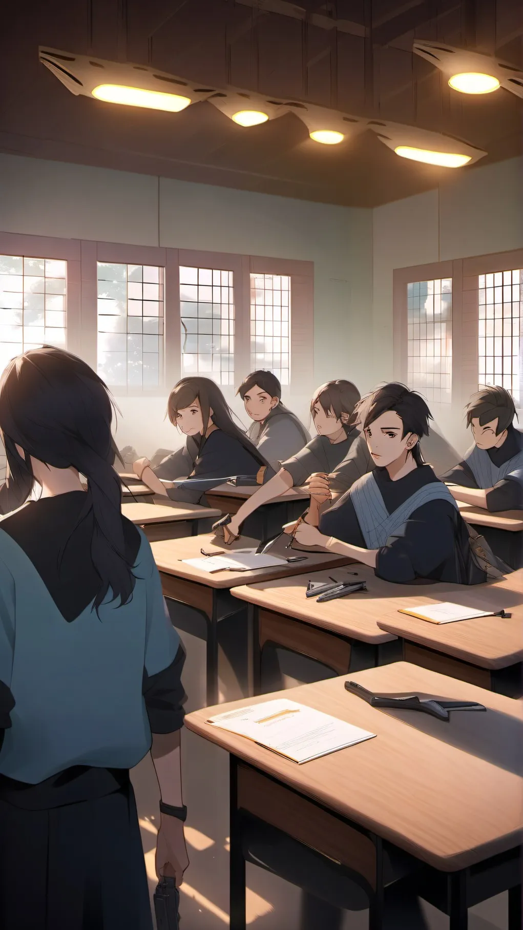 ai character: Boys Control Girls background