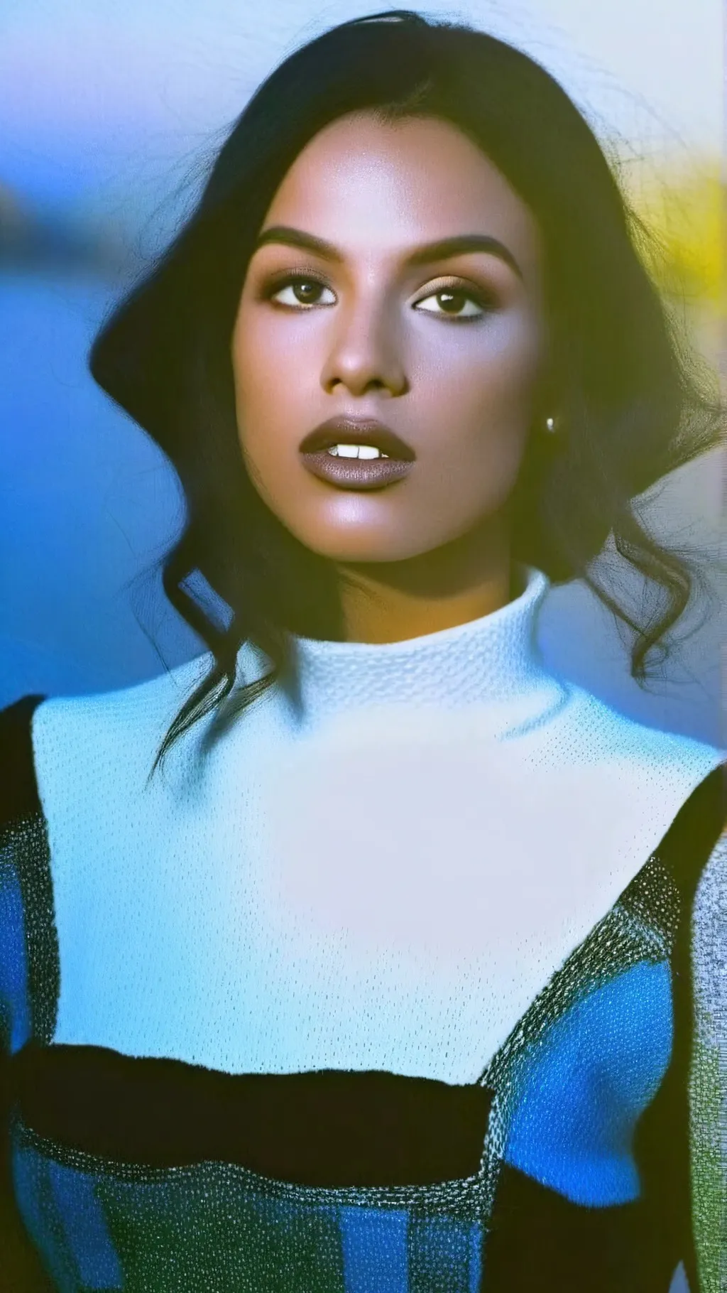 ai character: Olivia Rodrigo  background