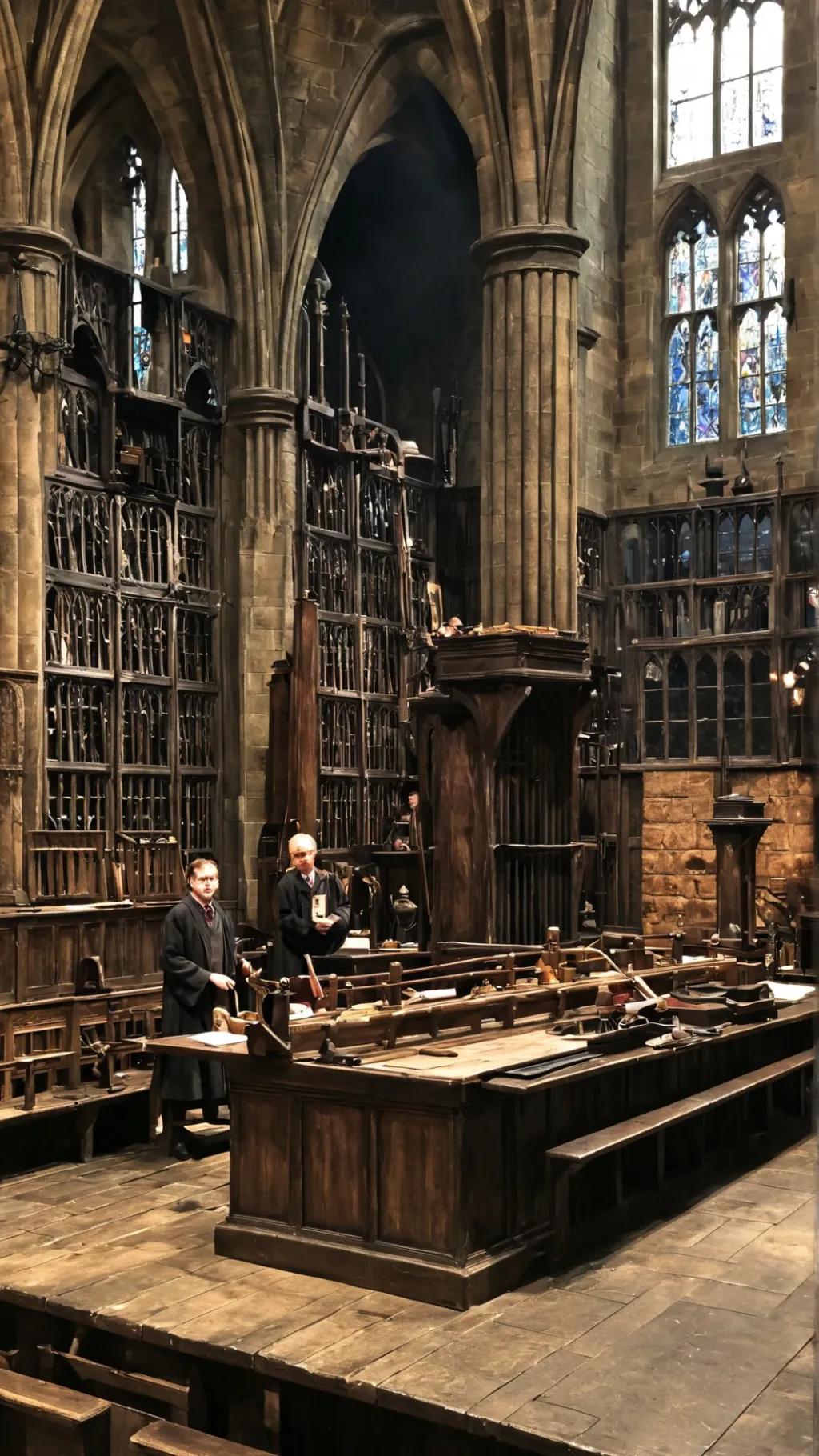 ai character: Hp Auditions background