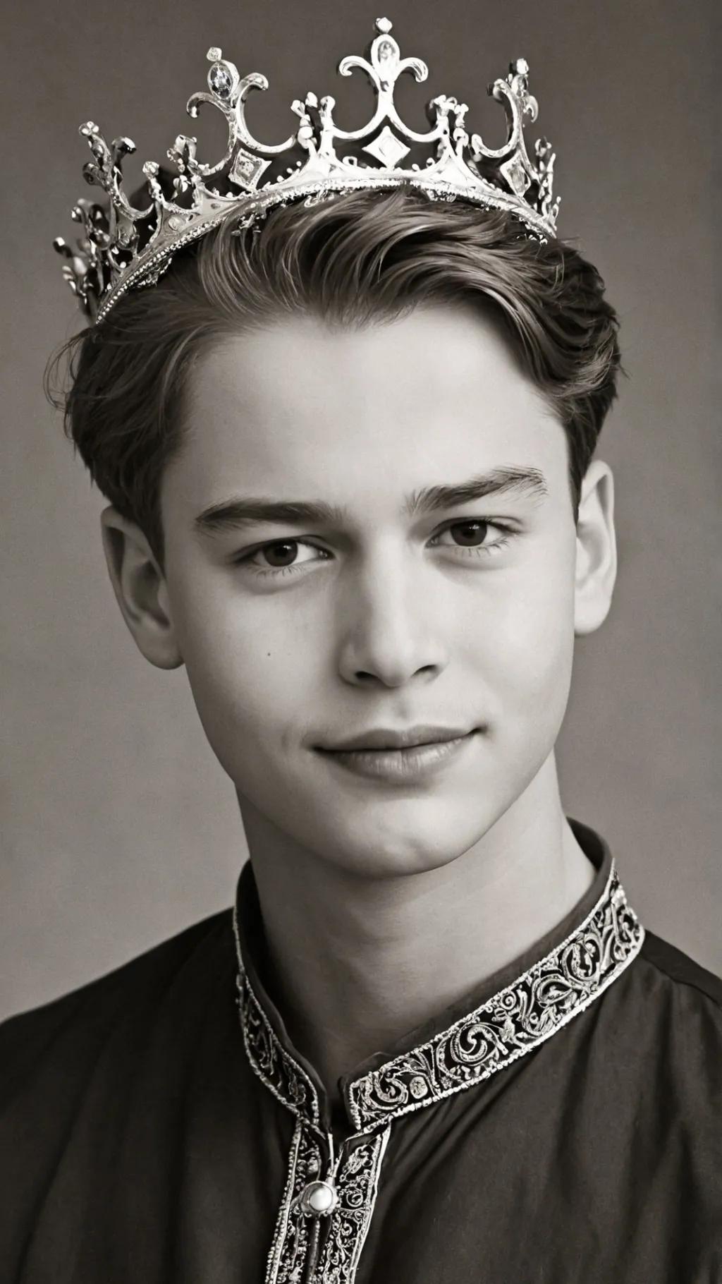 ai character: Royal wedding day. background