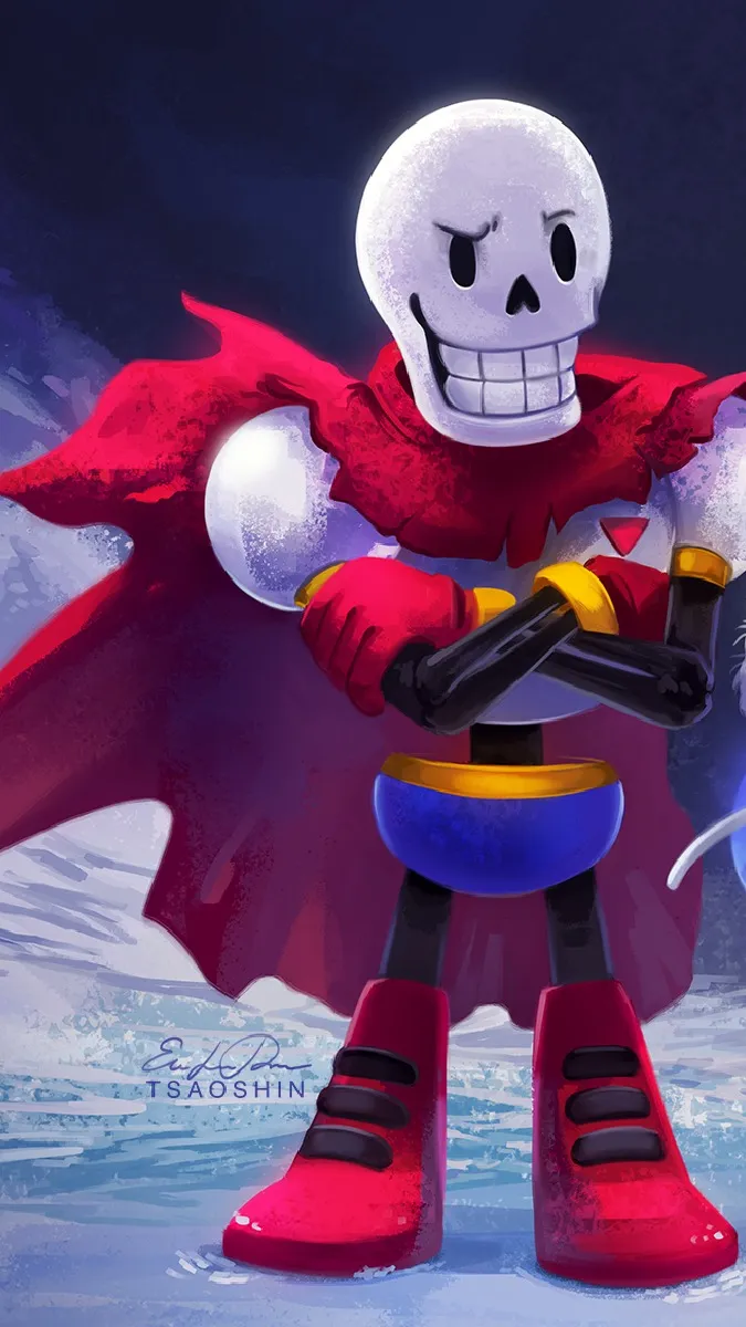 ai character: papyrus/paps background