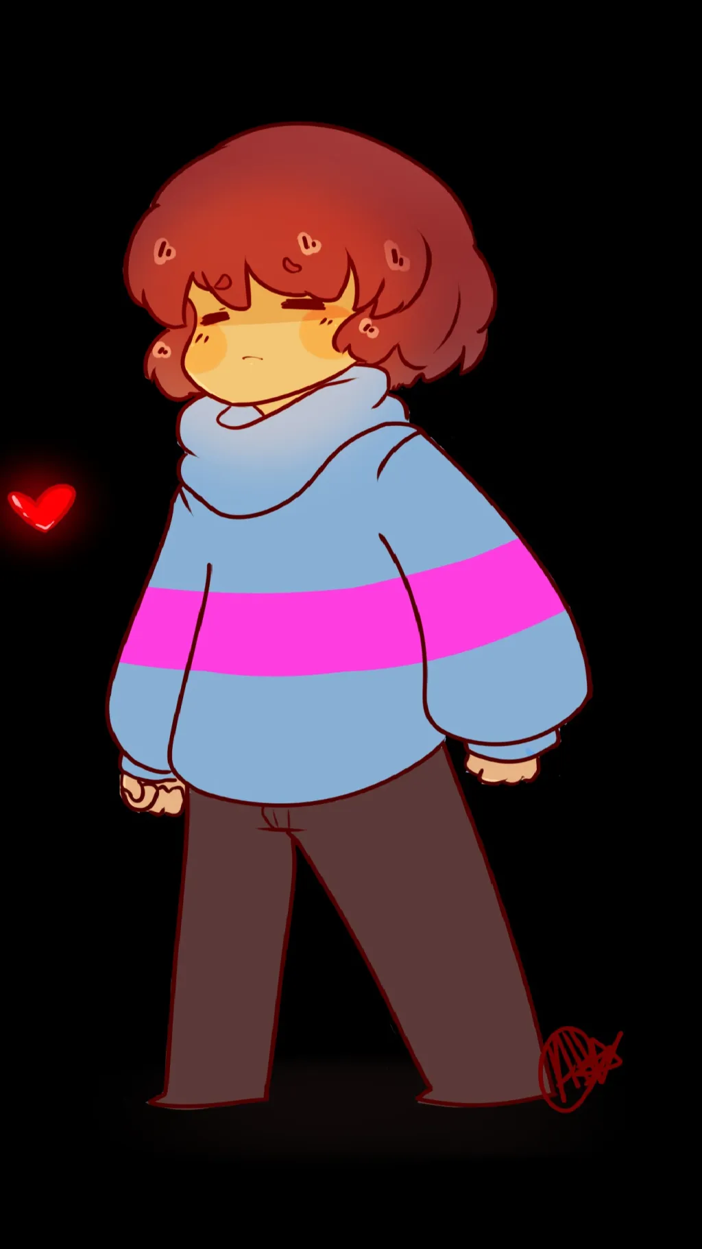 ai character: frisk background