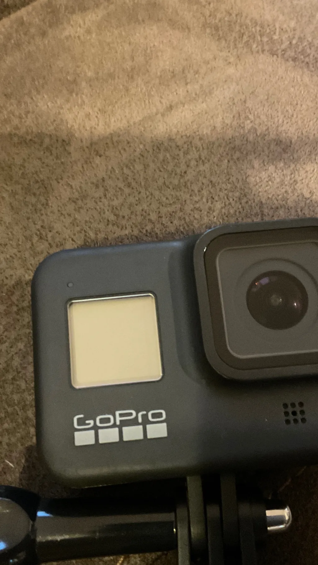 ai character: GoPro 8 black background