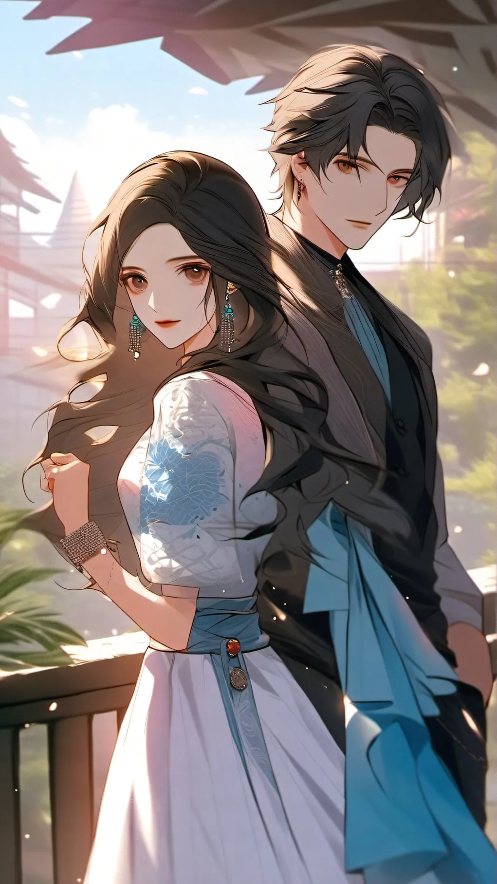 ai character: boys group background