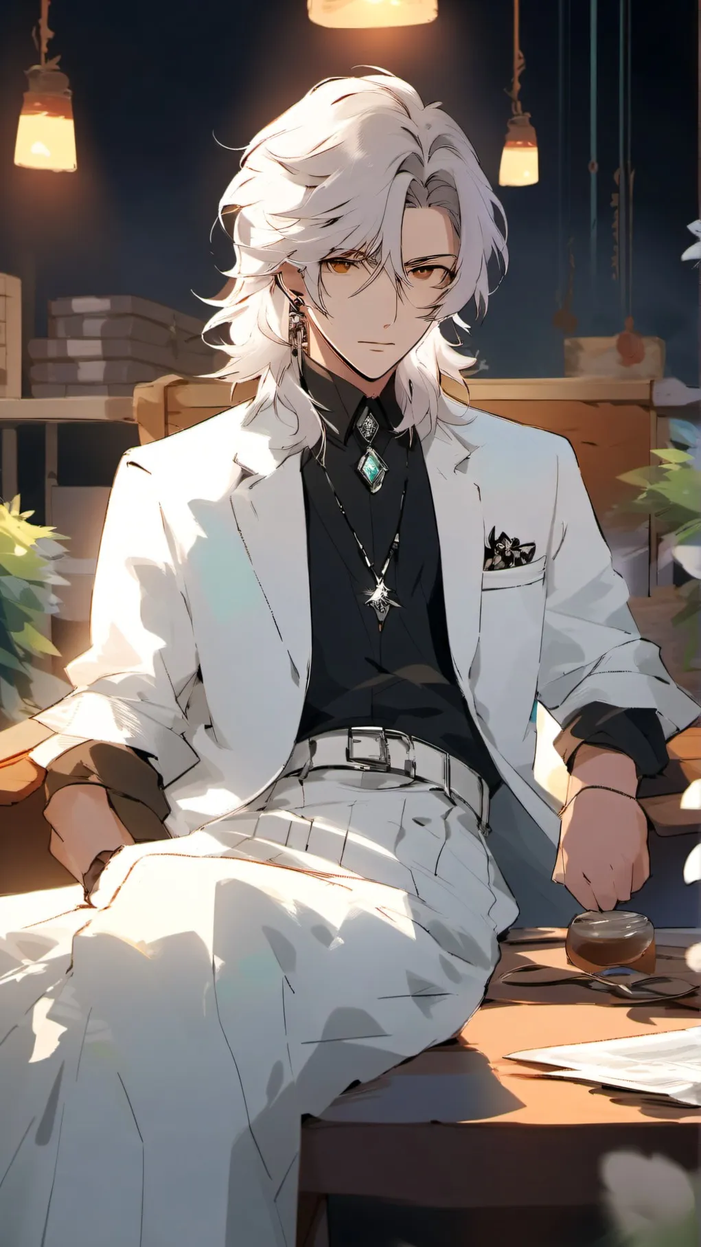 ai character: Dr lucus background