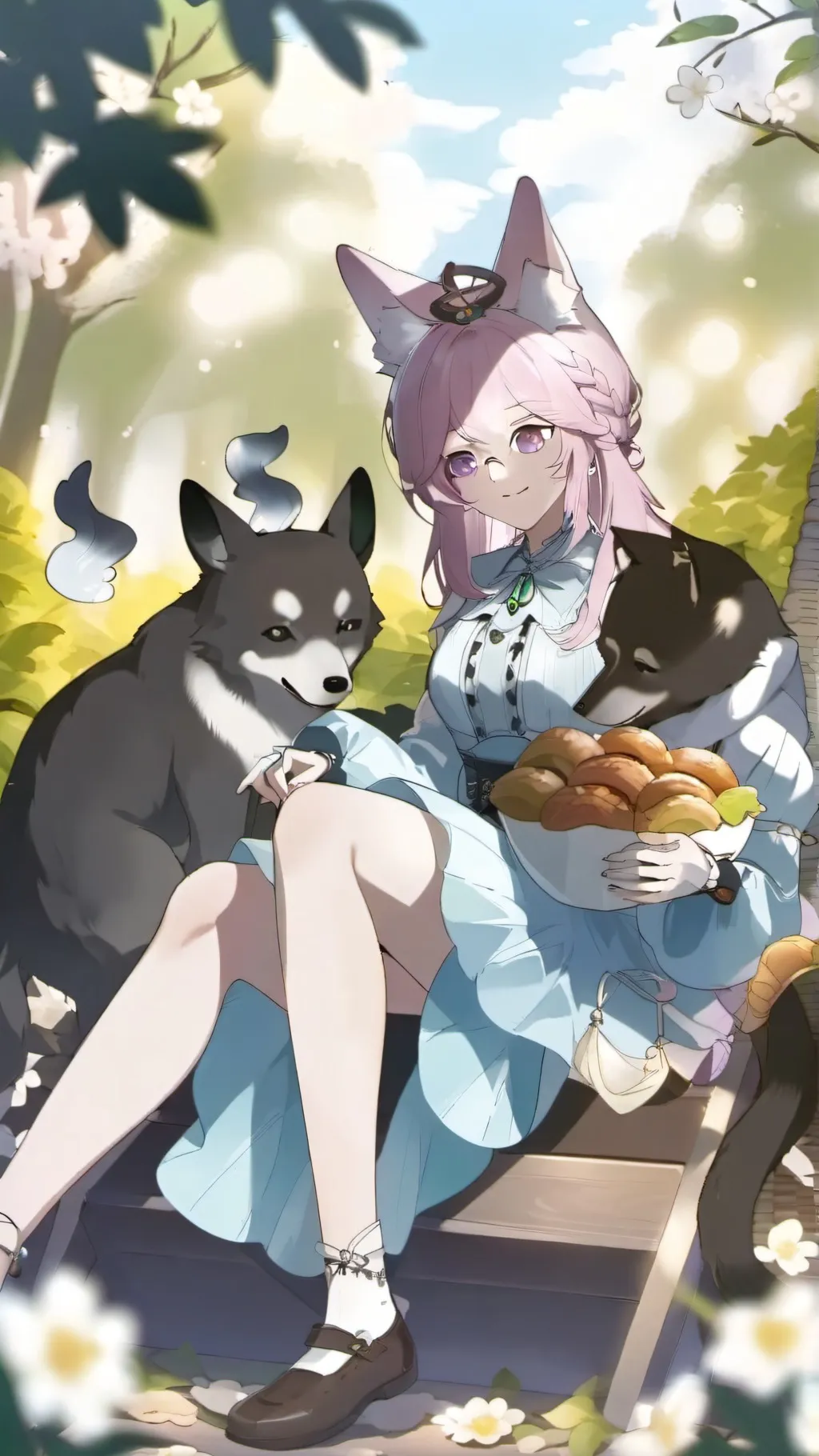 ai character: your gf❤️❤️ background